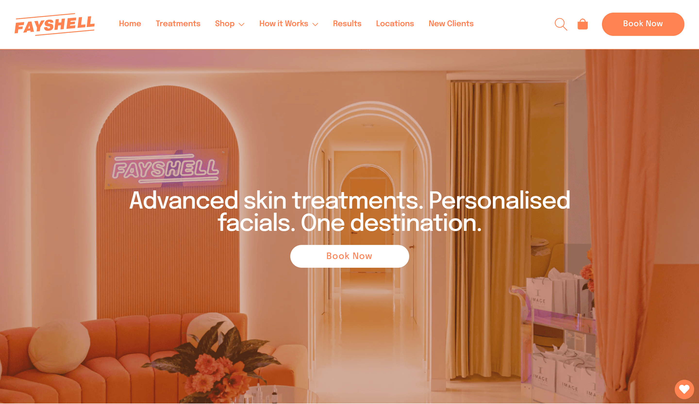 Fayshell - E-commerce & Skin Care Booking Platform